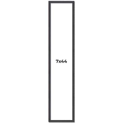 7x44 Frame Brown Solid Wood Picture Frame - Complete Modern Photo