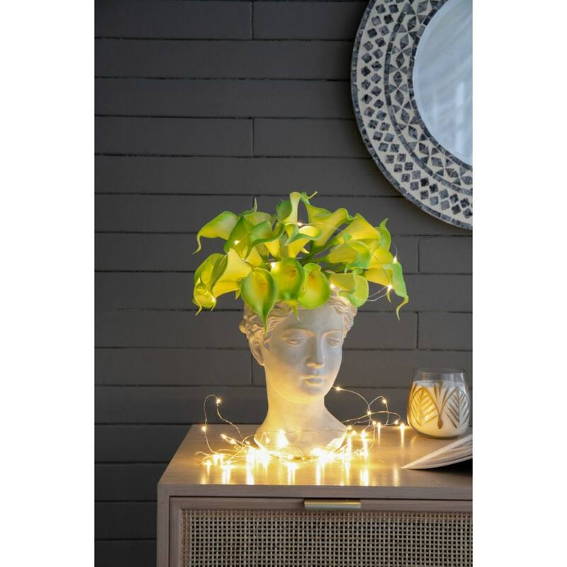 Young Girl Outdoor Planter - 10.5" - Gray