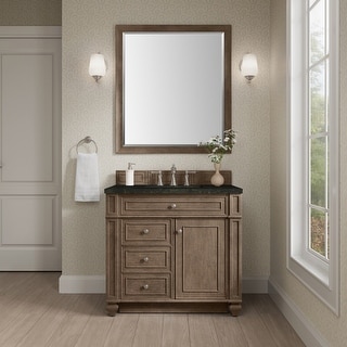 James Martin Vanities Bristol 36" Single Vanity, Whitewashed Walnut