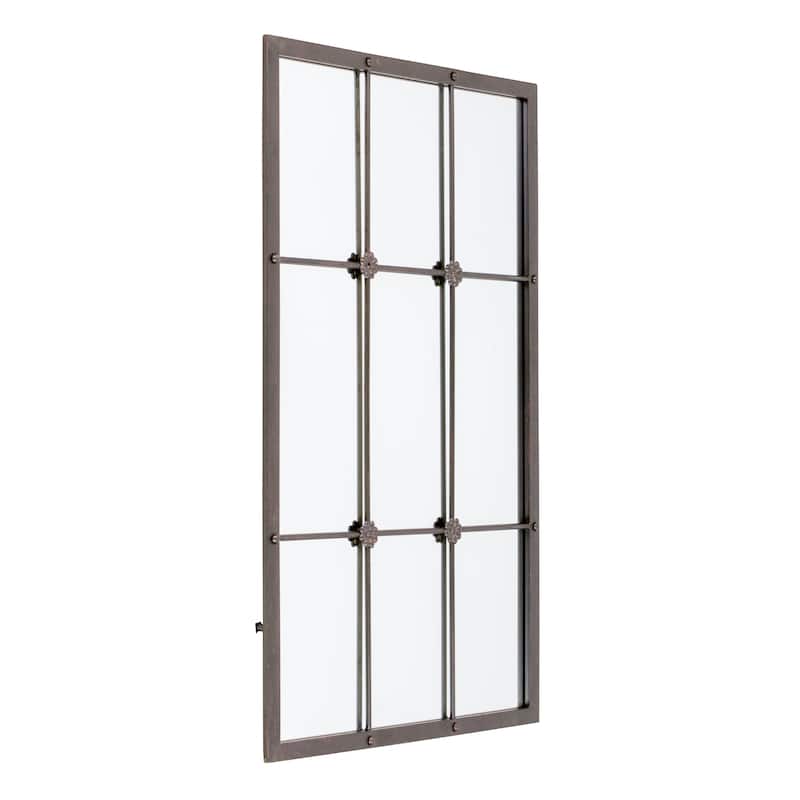 Kinslee Window Pane Wall Mirror - 38"H x 23.5"W x 1.5"D
