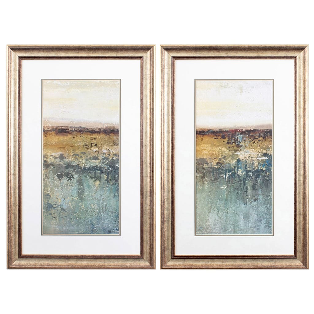 Propac Images Antique Contemporary Set of 2 Wall Art - Blue