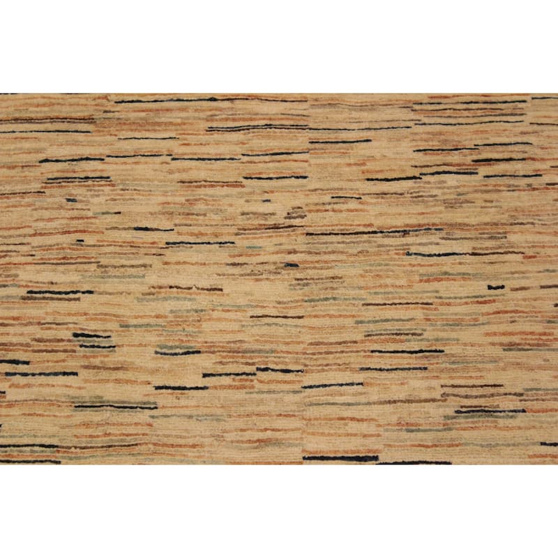 Boho Earthline Gabbeh Hand Knotted Wool Area Rug