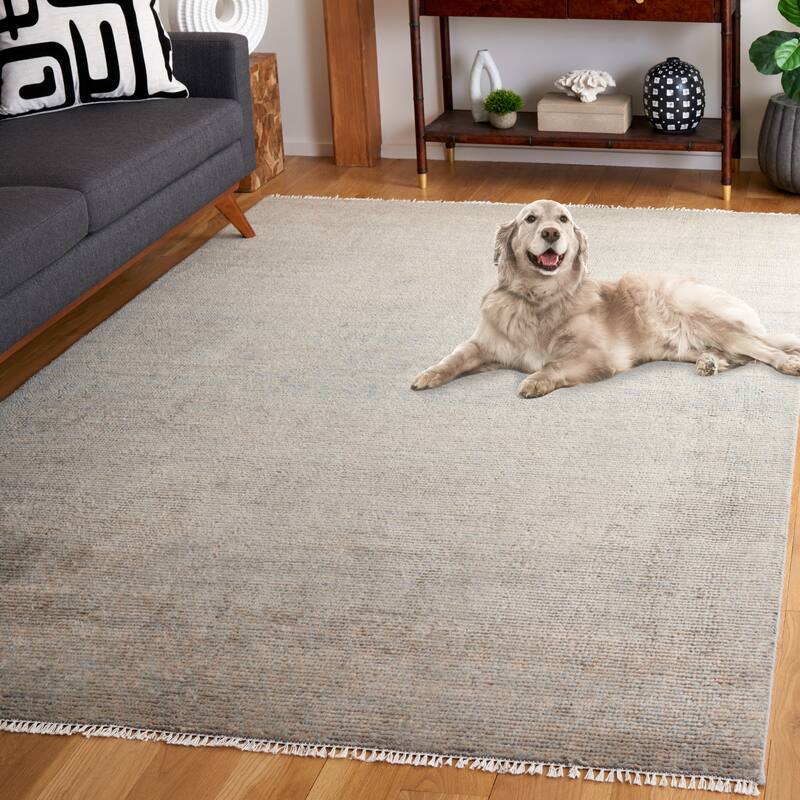 SAFAVIEH Hand-Knotted Nomad Bouchra Boho Wool Rug