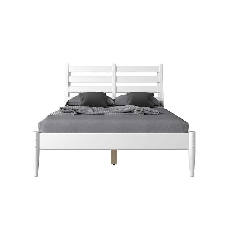 Mid-Century Slat Bed - Full Size