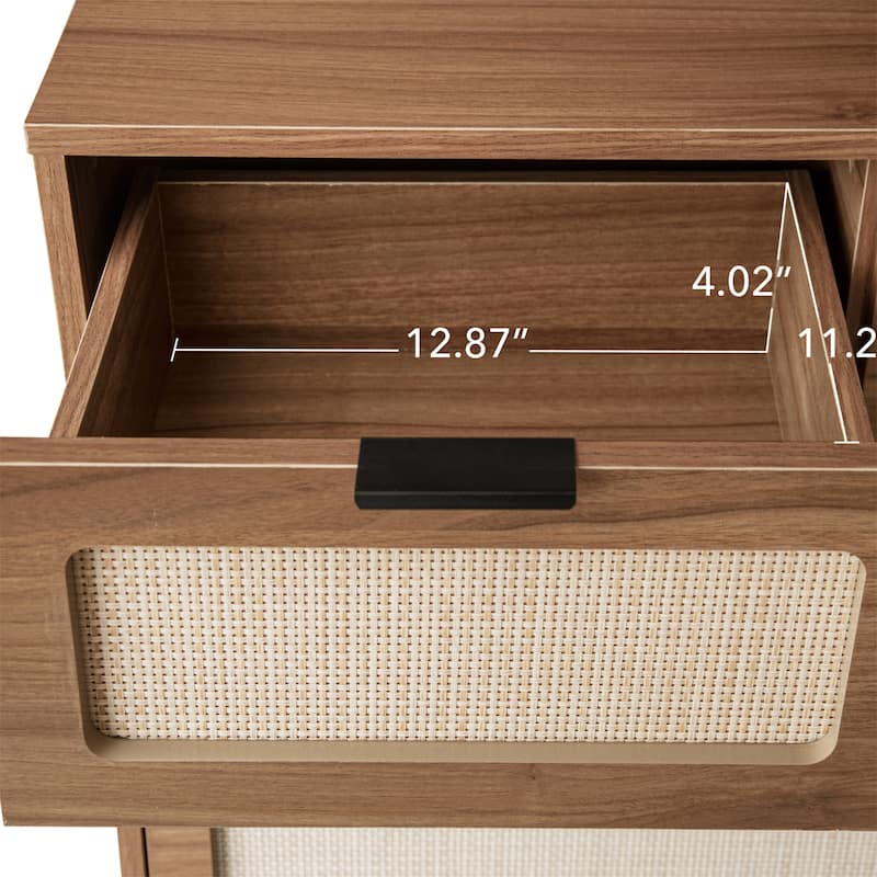 5 Drawer Cabinet, Accent Storage Cabinet, Suitable for Dining Room