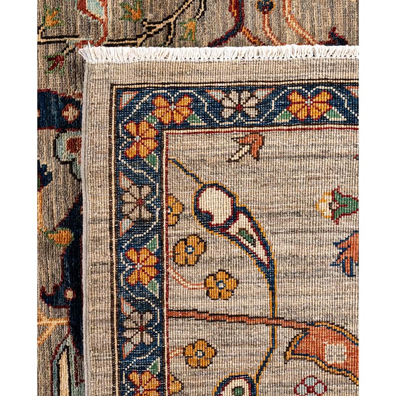 Serapi One-of-a-Kind Hand-Knotted Area Rug - Brown - 8' 1" x 9' 9"