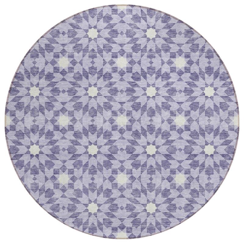 Machine Washable Indoor/ Outdoor Chantille Morrocan Boho Rug