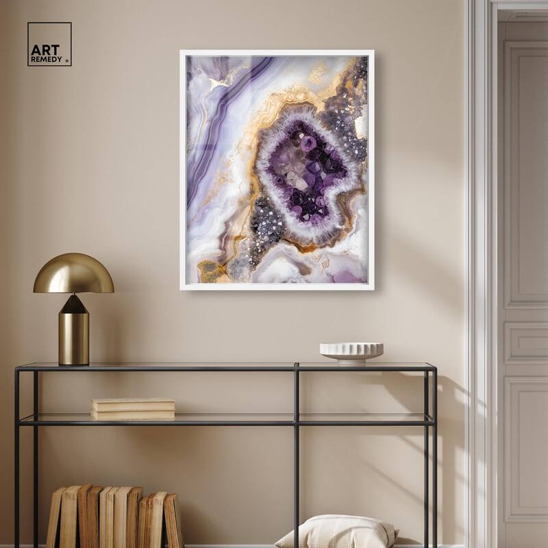 Amethystine Dream II Shadowbox by Art Remedy
