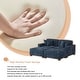 preview thumbnail 46 of 131, Oversized Chenille Modular Sectional Sofa Conversation Set with 2 Ottomans