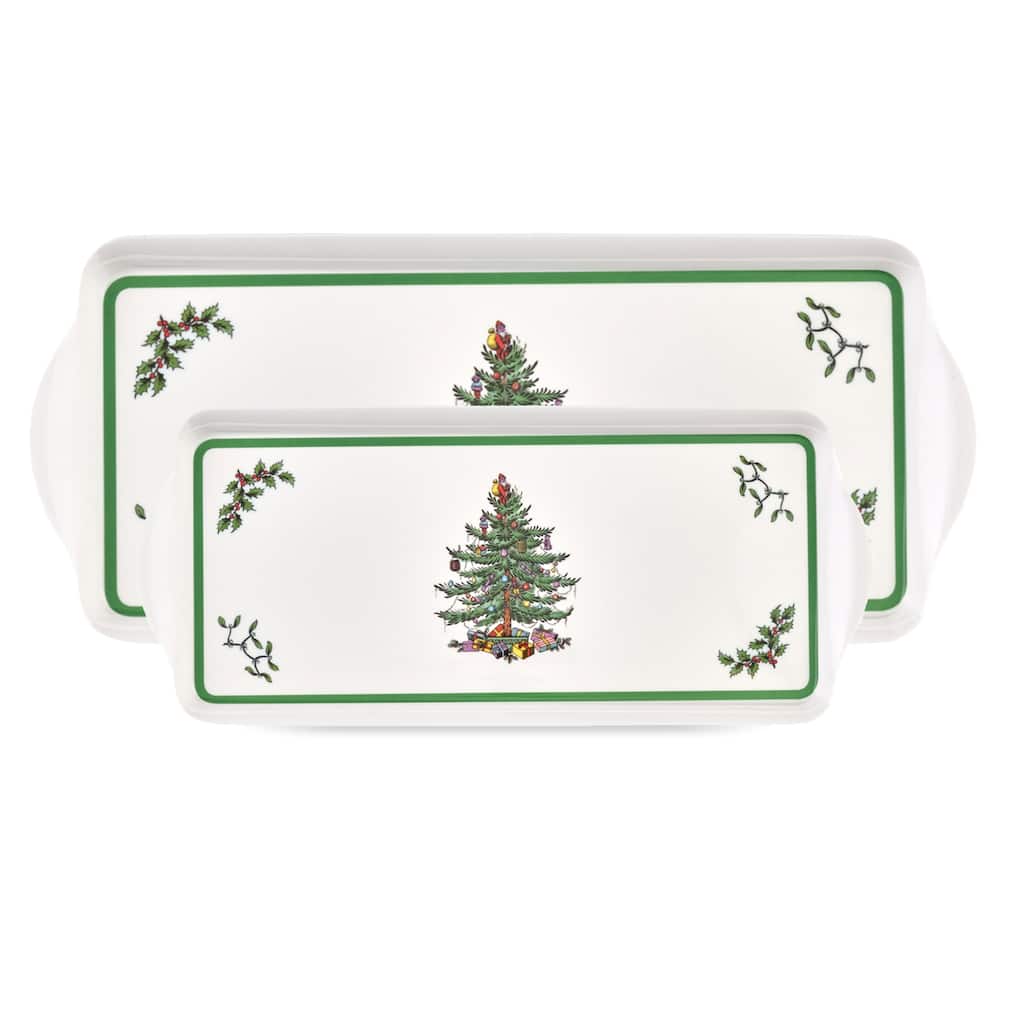 Pimpernel Christmas Trays Set