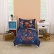 preview thumbnail 1 of 3, Disney Coco Navy, Orange, and Light Blue, Seize Your Moment 4 Piece Toddler Bed Set