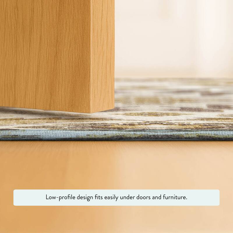 Machine Washable Indoor/ Outdoor Traditional Aspen Chantille Rug