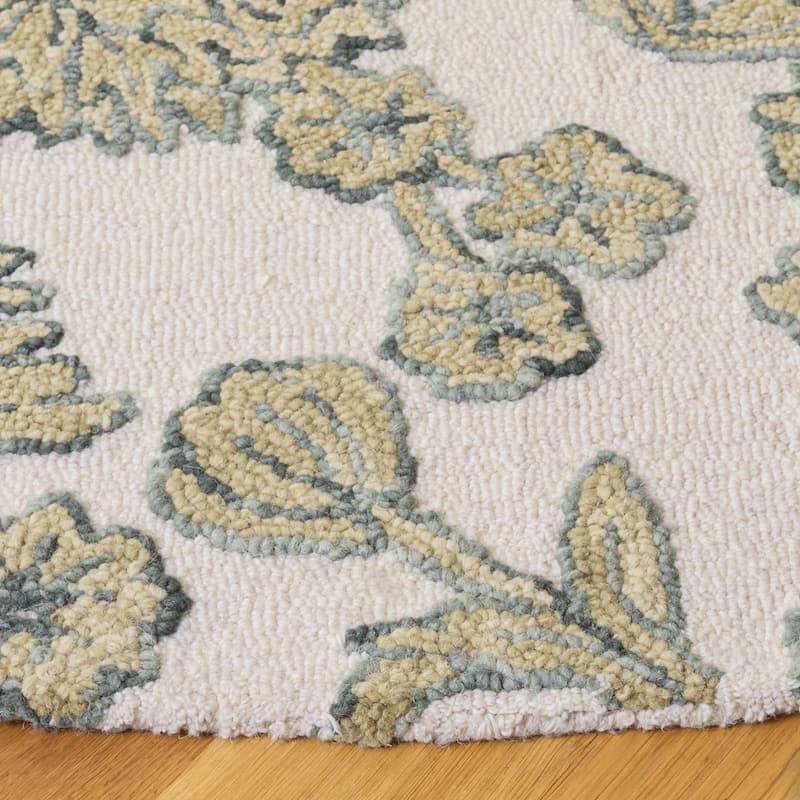 SAFAVIEH Handmade Jardin Clodette Floral Wool Rug