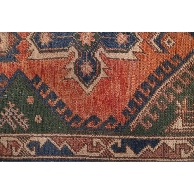 ECARPETGALLERY Hand-knotted Melis Vintage Copper Wool Rug - 4'1 x 6'7