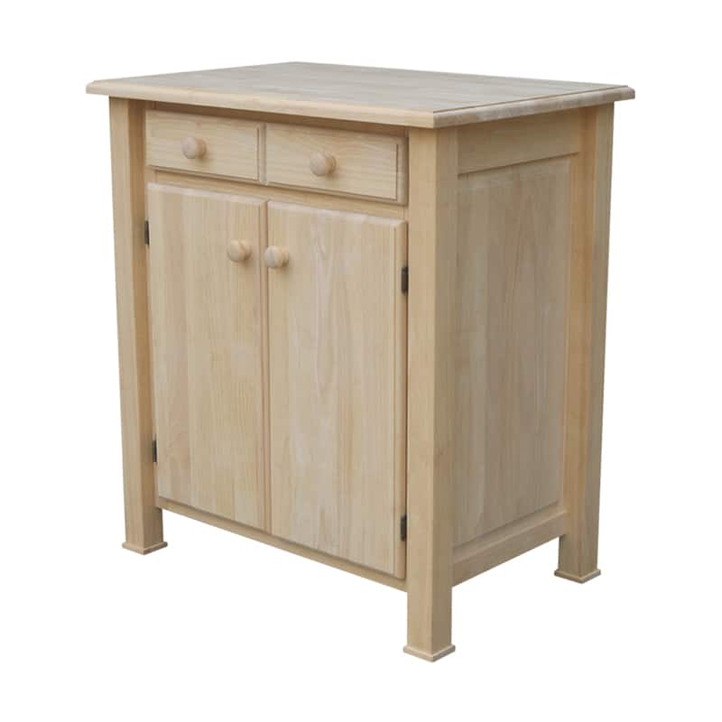Copper Grove Lew Unfinished Kitchen Island and Work Center - Stationary - Unfinished - Wood