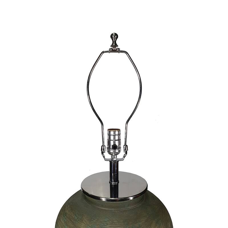 D18x28.5" Glass Table Lamp to brighten up any entryway, foyer, hallway or living room space