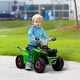 preview thumbnail 28 of 27, 6V Kids ATV Quad Car with Back Trailer, Electric Ride-On for Toddlers with Forward/Reverse, and Wear-Resistant Wheels