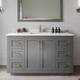 Option Dark Gray / Giotto Quartz Top / Brushed Gold