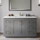 Option Dark Gray / Giotto Quartz Top / Brushed Gold