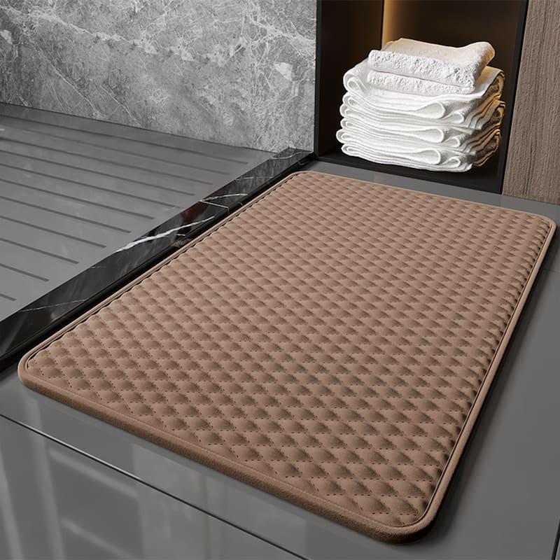 Bathroom Rugs Mat, Extra Soft and Absorbent Bath Rugs, Non-Slip Bath Floor Mats, Bath Carpet for Sink, Tub and Shower