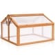 preview thumbnail 2 of 35, MCombo Double Box Wooden Greenhouse Cold Frame Raised Plants Bed Protection Orange