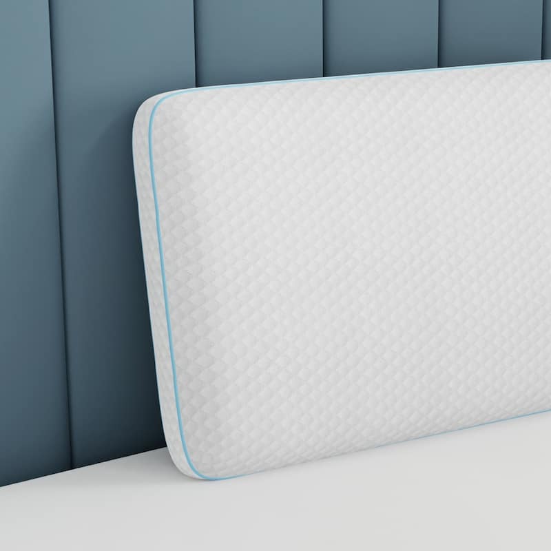 Bodipedic Comfort Gusseted AeroFusion Memory Foam Bed Pillow - White
