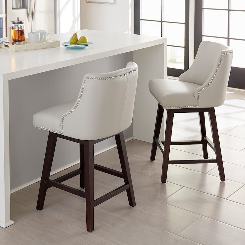Spruce & Spring Oliver Counter Height Swivel Barstool Set