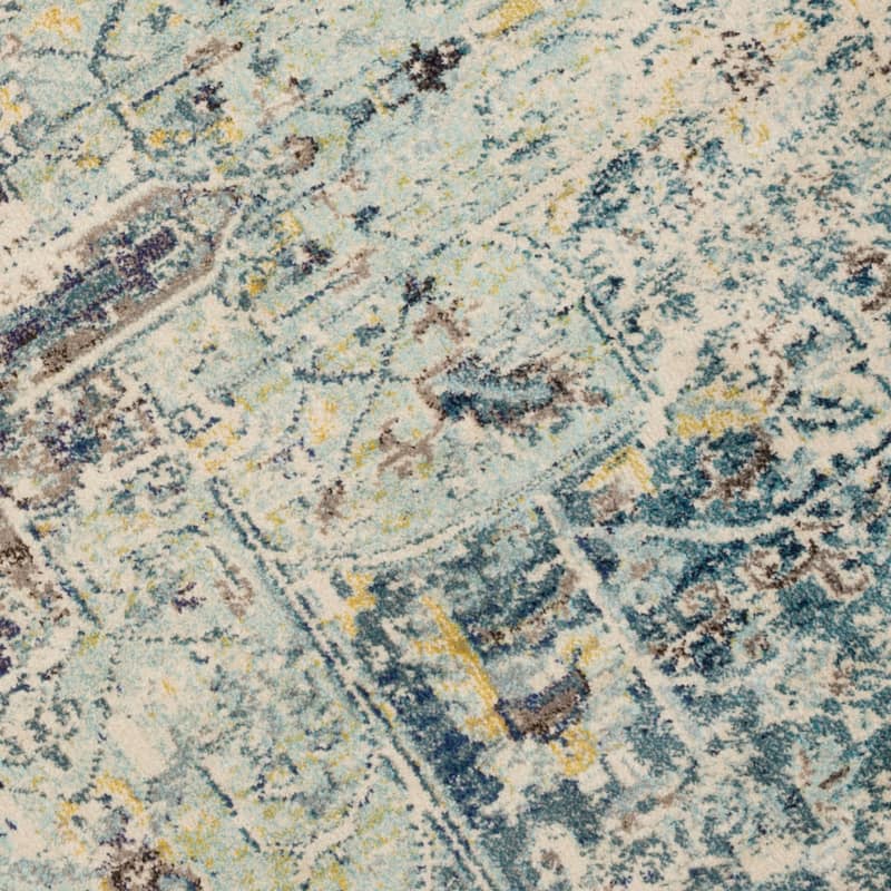 Alexander Home Vintage Boho Distressed Medallion Print Area Rug
