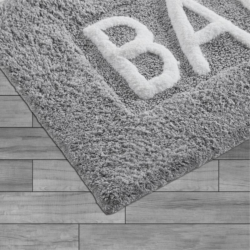 Jean Pierre Novelty Cotton "BATH" 21 x 34 in. Rug