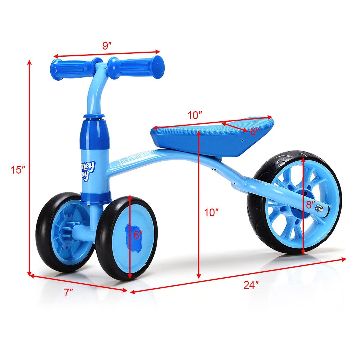 Shop Costway 3 Wheels Kids Balance Bike Tricycle Toy Rides Baby