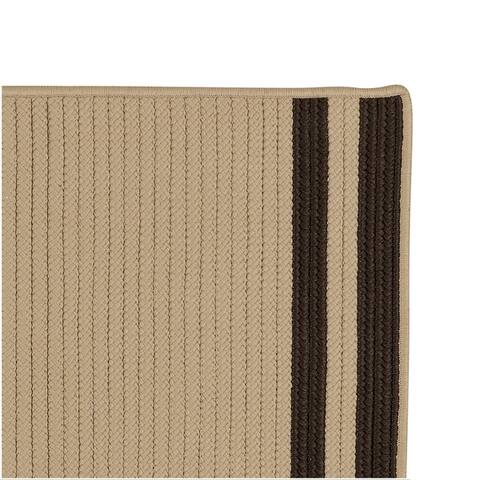 Denali Double-stripe Stylish Braided Doormats