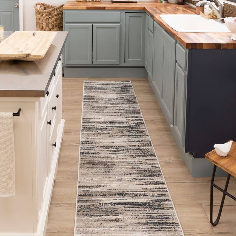 Mohawk Home Urban Abstract Stripe Woven Area Rug
