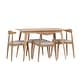 preview thumbnail 25 of 50, Francie Mid-century 5-piece Dining Set by Christopher Knight Home