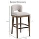 preview thumbnail 6 of 4, Bayonne Solid Wood Bar Stool