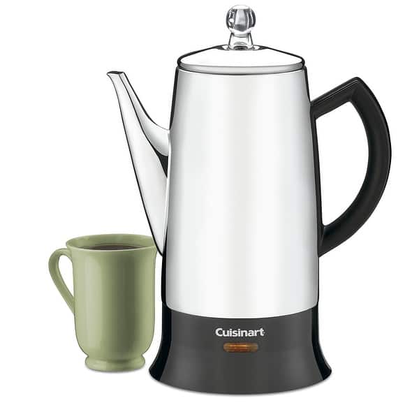 Cuisinart PRC12 Classic 12Cup StainlessSteel Percolator, Stainless