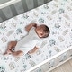 preview thumbnail 2 of 3, Lambs & Ivy Disney Baby Winnie the Pooh Hugs White Fitted Crib Sheet