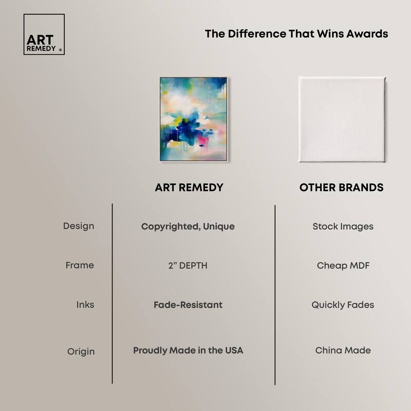 Prismatic Weeps Color II Canvas by Art Remedy