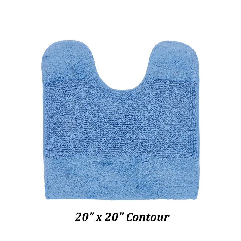 Better Trends Bath Rug 100% Cotton Water Absorbent Tufted Bathroom Rugs for Shower, Sink Mats Machine Wash Granada Collection