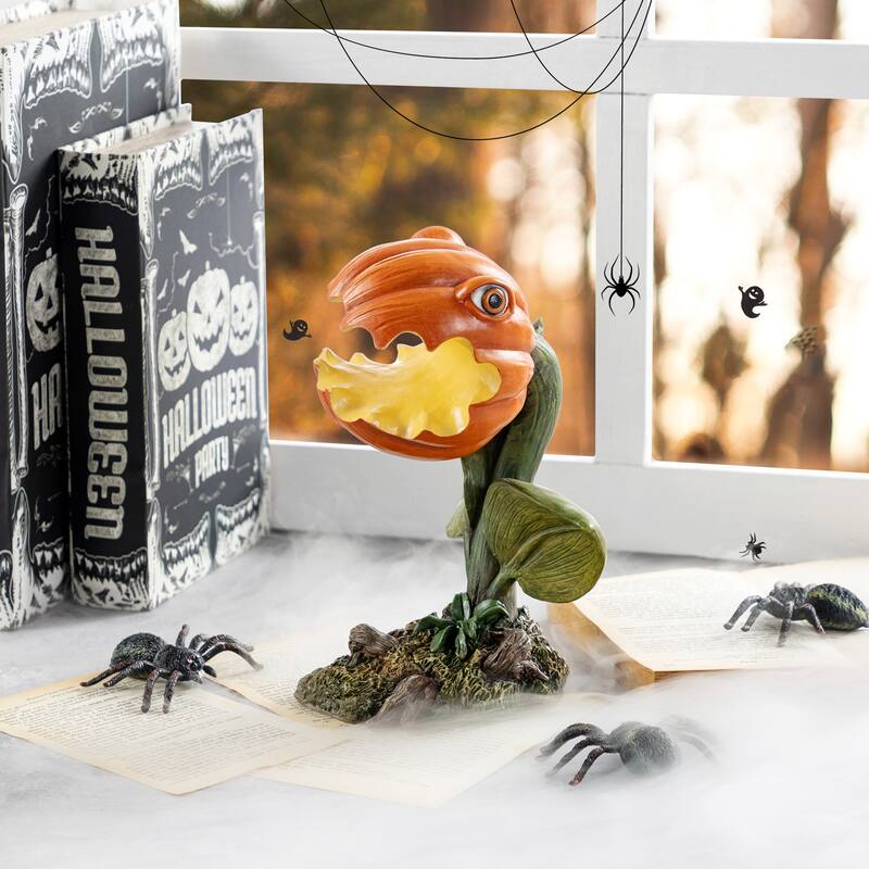 Glitzhome 8.75''H Halloween Resin Chomper Table Decor Holiday Gifts