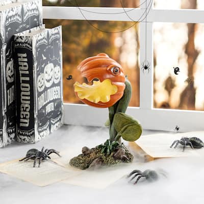 Glitzhome 8.75''H Halloween Resin Chomper Table Decor Holiday Gifts