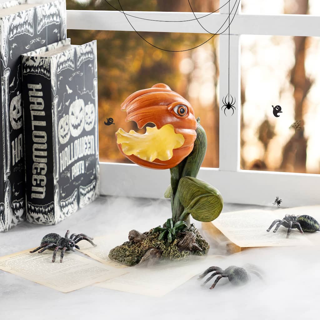 Glitzhome 8.75''H Halloween Resin Chomper Table Decor Holiday Gifts