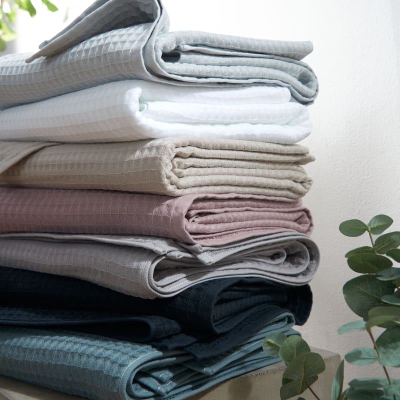 Waffle Twist Bath Towel - Bath Towel