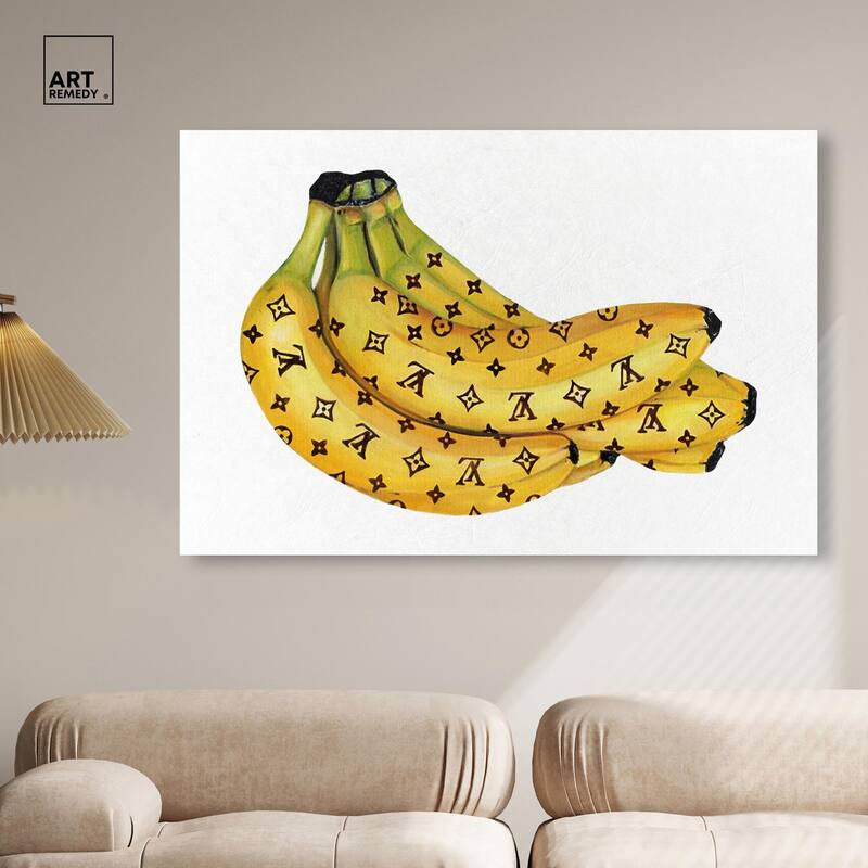 Fashion Bananas III Canvas by Art Remedy, Gallery Wrapped