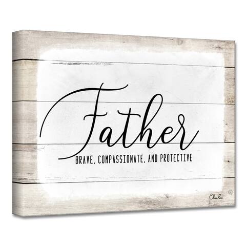 Olivia Rose 'Father' Canvas Textual Wall Art