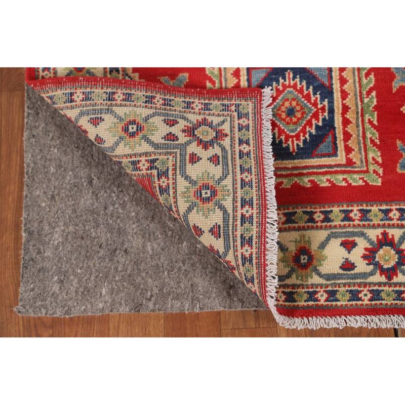 Traditional Kazak Runner Rug Hand-Knotted Wool Carpet - 2'9" x 10'0"