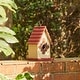 preview thumbnail 2 of 15, Glitzhome 9"H Spring Patriotic Solid Wooden Rustic Birdhouse