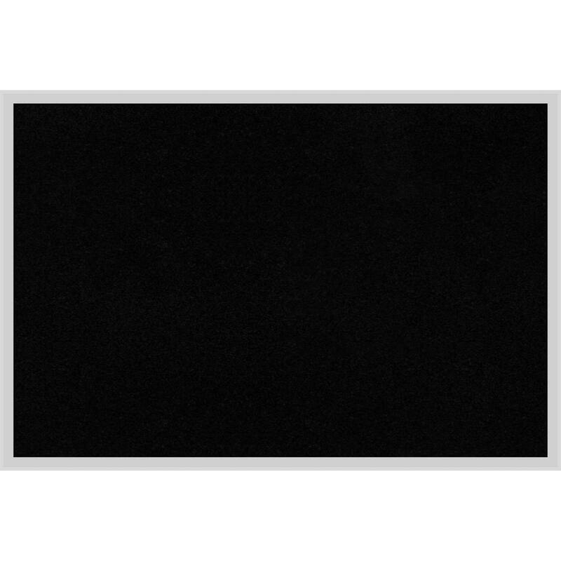 Incline Silver Wood Framed Cork Board - Bulletin Board, Organization Board, Pin Board