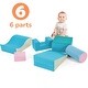 preview thumbnail 16 of 15, Colorful Soft Climb and Crawl Foam Playset 6 in 1