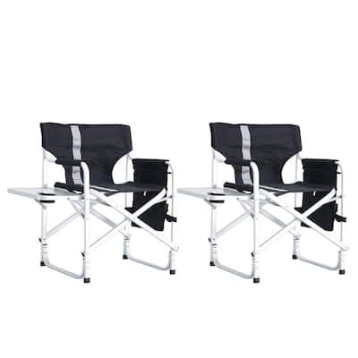 Lightweight Oversized Outdoor Camping Folding Chair, Set of 2
