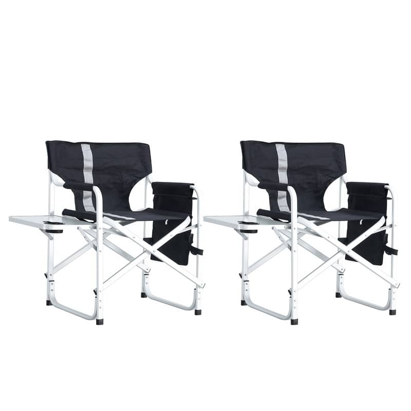 Lightweight Oversized Outdoor Camping Folding Chair, Set of 2